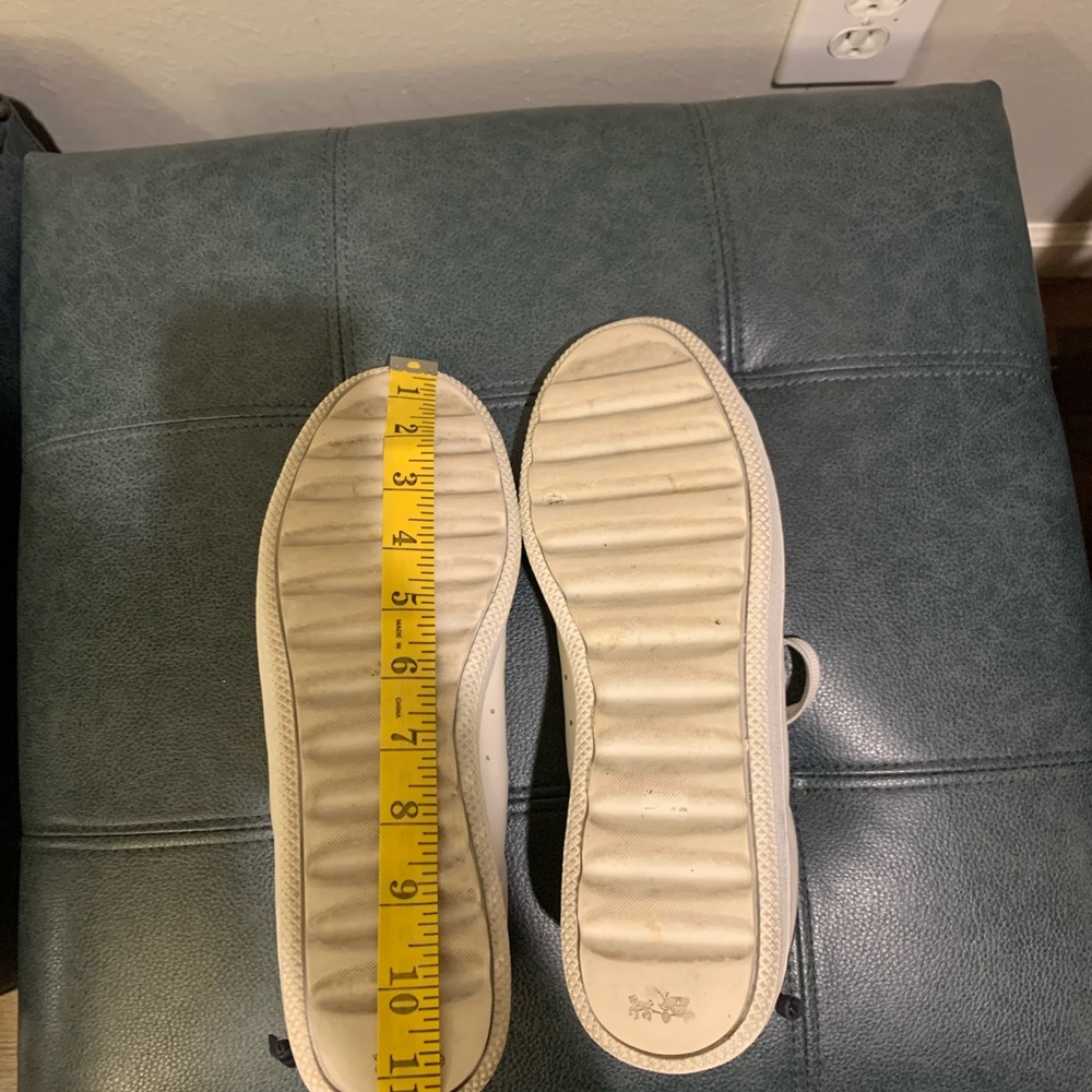 Coach White / Midnight navy Leather Sneakers - Picture 9 of 11